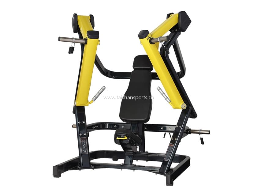 Sitting down oblique chest training device