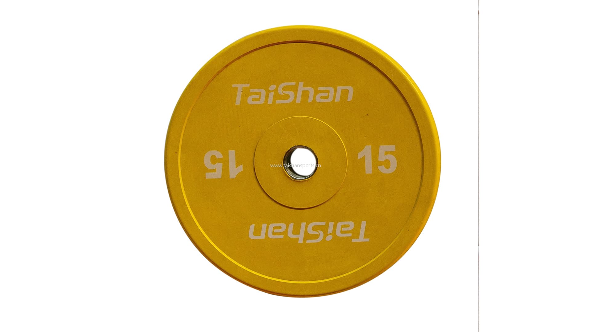 Competition barbell plate