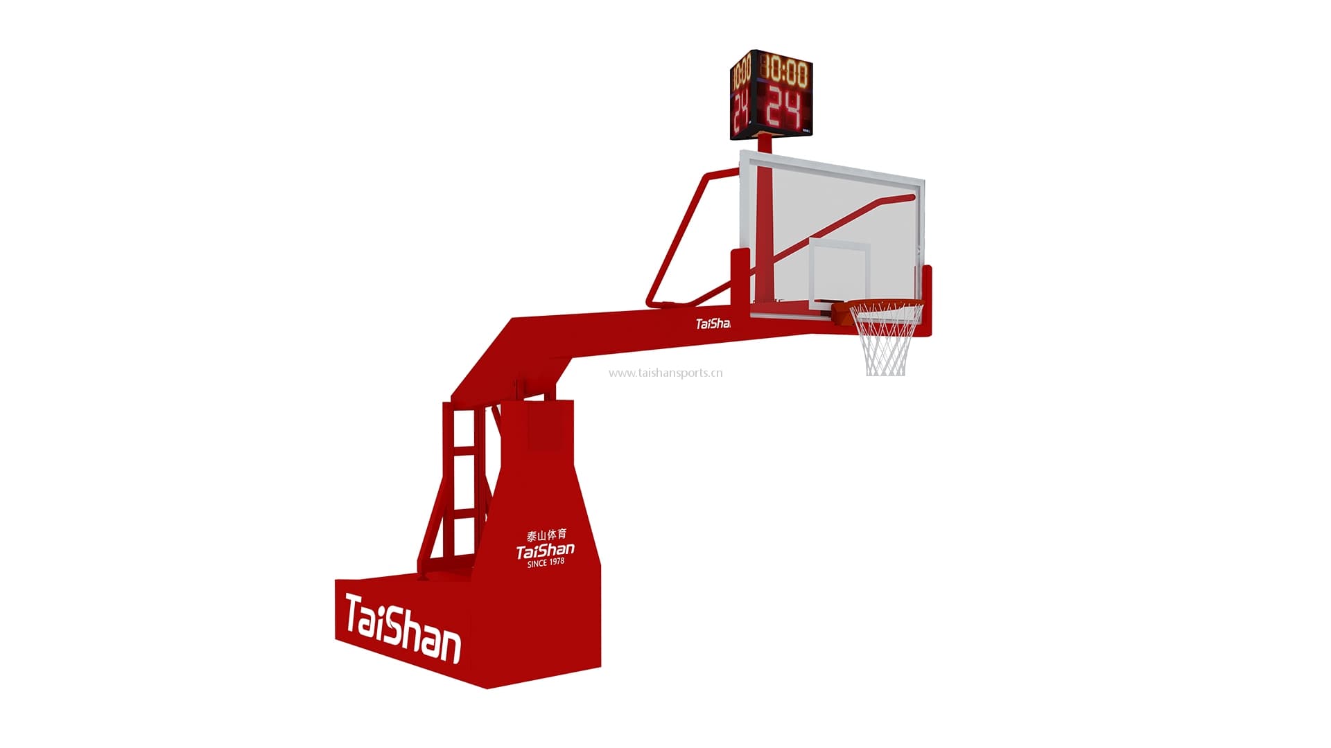 Competition Manual-Operated Hydraulic Basketball Stand