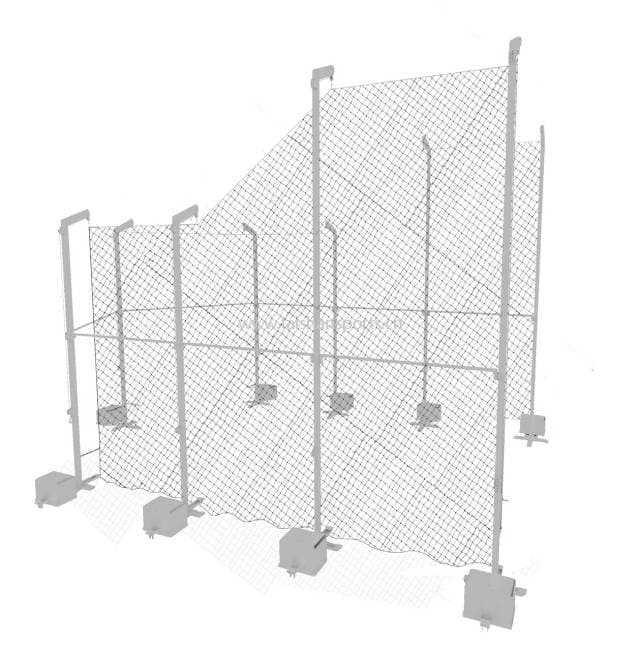 Throwing Cage for Discus (Mobile)