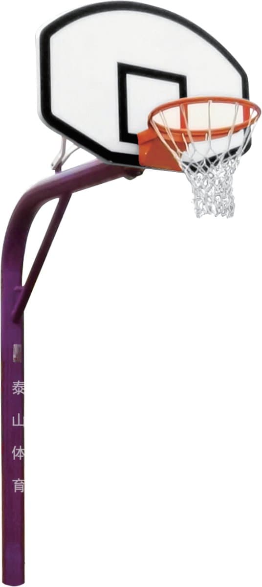 Basketball Backstop with Fan-shaped Backboard