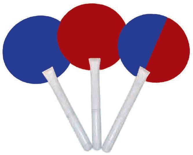 Colored Paddles