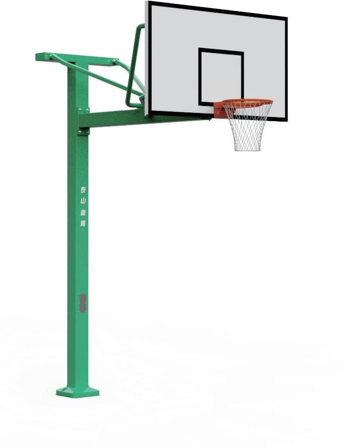 Single-Arm Basketball Backstop