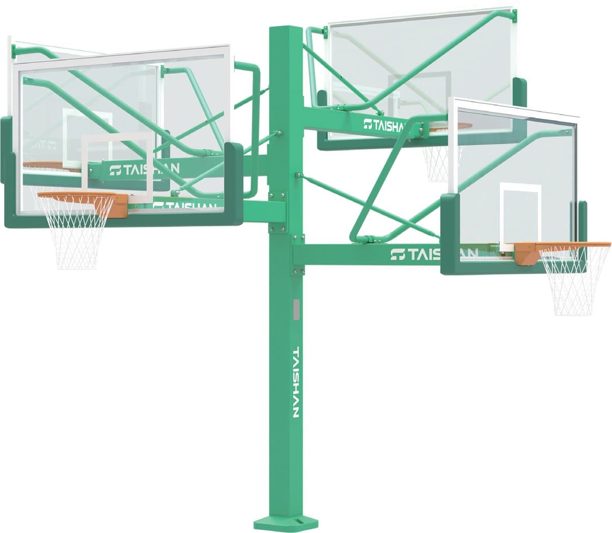 Four-sided Basketball Backstop