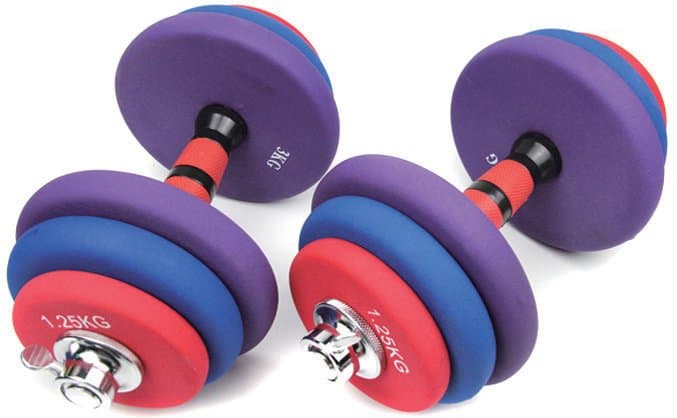 Plastic Coated Dumbbell