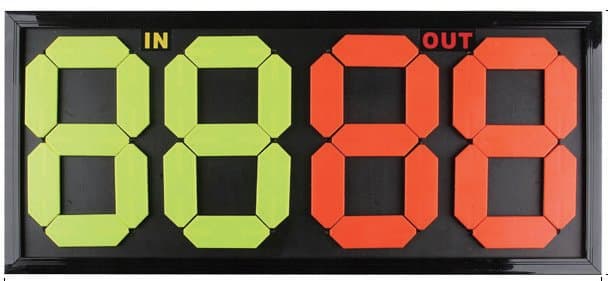 Football Substitution Board
