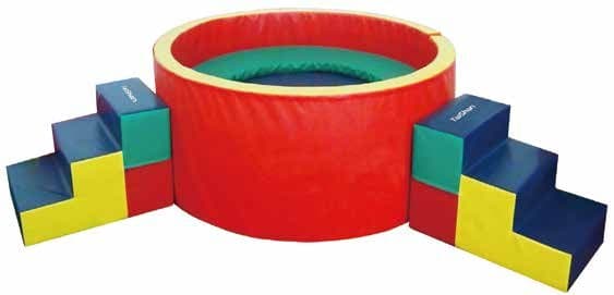 Children's Round Trampoline Enclosure Mat (w/o the step and the trampoline)