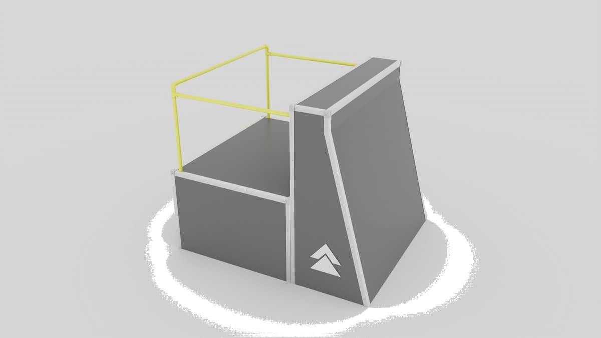 Trapezoid Module with Rails